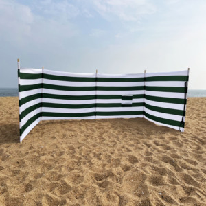 Paravent de plage de 5 mètres et 8 mètres, pare-soleil, pare-vent, personnalisé, imperméable, clôture de protection contre le vent de plage - Product Image 1