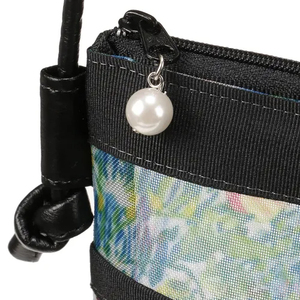 Bolso bandolera de malla hueca para mujer, bolso de hombro con cremallera, nueva moda. - Product Image 5