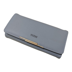 <span class=keywords><strong>Portafoglio</strong></span> in Pelle PU YUZHI Originale <span class=keywords><strong>Blu</strong></span> alla Moda per Uso Quotidiano Grande Capacità Porta Carte Contanti e Biglietti Personalizzabile Borsellino da <span class=keywords><strong>Donna</strong></span> - Product Image 1