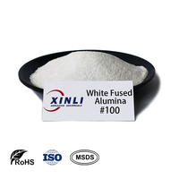 Sable d'alumine fondue blanc, abrasif de polissage pour matériaux réfractaires composés, 16 et 100 mesh, direct usine, pour mortier réfractaire