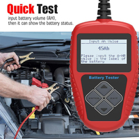 Professional Digital Automotive Diagnostic Tool Testing Batteries Alternator Cars Motorcycles Trucks Load Capacity 100-2000 CCA