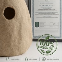 Citrouille en pulpe de papier DIY à peindre, écologique, pour décoration d'automne, avec design personnalisable et impression typographique