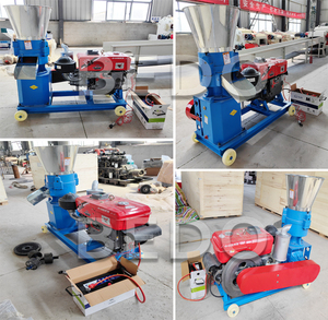 Machine à granulés d'alimentation animale à moteur diesel Machine <span class=keywords><strong>de</strong></span> granulation agricole Machine à granulés d'herbe fourragère - Product Image 4