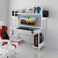 Table de jeu E-sport moderne personnalisée OEM, bureau d'étude moderne de luxe, bureau multifonctionnel, table PC en bois, mobilier
