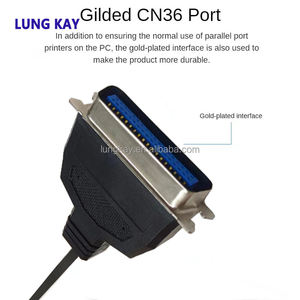Cable de Impresora Paralelo IEEE 1284, USB a CN36, Conector Macho de 36 Pines, Cable Adaptador para Impresora, Cable de Impresora Paralelo CN36 - Product Image 4
