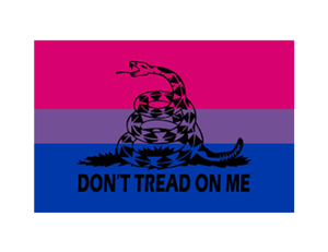 Bandera rosa de Gadsden con la frase 'No Tread on <span class=keywords><strong>Me</strong></span>' de 3'x5' con ojales para casa - Product Image 2