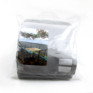 150gsm HDPE Balkonschutznetz Grau Balkon-Sichtschutz mit Verstärkten Kanten 0,75x6m - Product Image 6