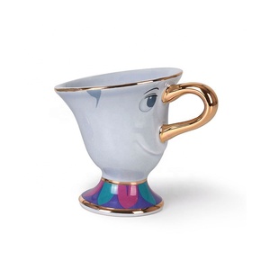 2021 nueva belleza y la Bestia La sra. Potts Chip de porcelana té árabe olla y taza tetera taza - Product Image 4