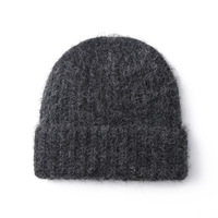 Bonnet en tricot jacquard à impression numérique d'hiver de haute qualité avec logo personnalisé, patch personnalisé, bonnets en mohair