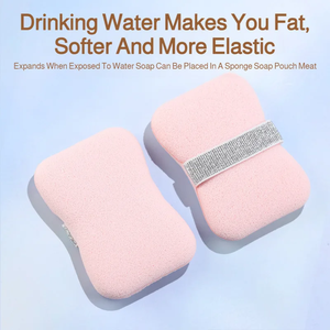 Sac à savon, éponge de bain, boule de bain ménagère, outil de nettoyage, ne se désintègre pas, fleur de bain super douce pour femmes, moussante - Product Image 5