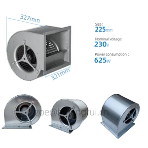 Ebmpapst D4E225-CC01-02 230V AC 2.84A 650W 225mm HVAC 에어 샤워 정화기 FFU 팬 필터 장치 원심 냉각 팬 - Product Image 2