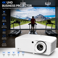 Projecteur laser 4K UHD Optoma JEV9012 pour exposition de musée d'art, 4500 lumens avec haute résolution et zoom 1,6x