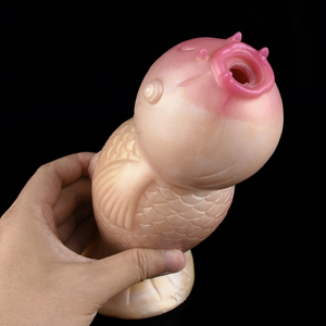 เซ็กซ์ทอยสำหรับผู้ชายผู้หญิงเซ็กซ์ทอยมีปลั๊กกระตุ้นทวารหนักลายปลาโอวิโพซิลิโคนแฟนตาซี - Product Image 2