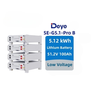 Baterai Penyimpanan Energi Surya Lithium Solid State Deye SE-G5.1 Pro-B 51.2V 100Ah 5.12kWh LiFePO4 6000 Siklus Garansi 10 Tahun - Product Image 1