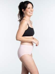 Tangas de punto suaves y ligeras de <span class=keywords><strong>microfibra</strong></span> de tiro bajo para <span class=keywords><strong>mujer</strong></span>, ropa interior de <span class=keywords><strong>microfibra</strong></span> de talla grande estilo teñido liso para todos los días, bragas - Product Image 3