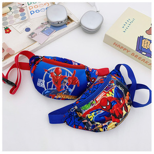 Toptan çocuk Crossbody çanta karikatür kahraman çanta Boy kids 'rahat dikiş tasarım büstü çanta hafif moda göğüs çantası - Product Image 4