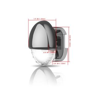 Lumière LED pour marchepied de bateau, montage mural, 12VDC, lumière blanche, alliage d'aluminium, forme cylindrique, angle de faisceau de 20 degrés - Product Image 4