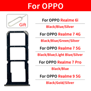 Plateau de carte <span class=keywords><strong>SIM</strong></span> pour téléphone portable Oppo <span class=keywords><strong>Realme</strong></span> 6i 7 4G <span class=keywords><strong>9</strong></span> 5G emplacement <span class=keywords><strong>SIM</strong></span> adaptateur de carte <span class=keywords><strong>SIM</strong></span> réparation de pièces de rechange de téléphone - Product Image 5