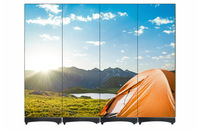 Pantalla LED para Póster Toosen P1.5 P1.8 P2 P2.5, 640x1920mm, Control Wifi USB, Soporte de Pie Móvil, Pantalla LED de Video Publicitaria