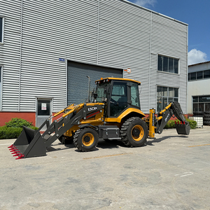 Chargeuse-pelleteuse certifiée CE pour l'exploitation minière, les travaux de terrassement et routiers, chargeuse-pelleteuse compacte pour l'aménagement paysager et l'agriculture - Product Image 2