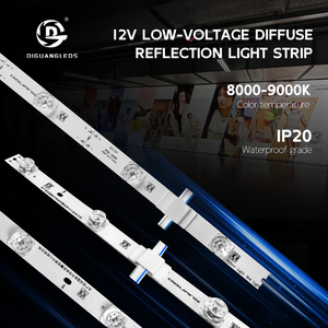 ไฟ LED ความสว่างสูง ไม่กระพริบ สำหรับทีวี 12V ไฟแบ็คไลท์ LED 24V ไฟ LED แบบแถบ COB 240 LED ไฟแบบแถบแข็งสำหรับทีวี - Product Image 4