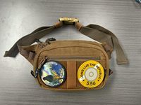 Sac banane tactique pour hommes avec ceinture de taille réglable à deux côtés, poche zippée pour le transport dissimulé, pour la randonnée, l'extérieur