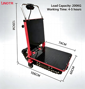 Chariot monte-escalier portable 200 kg, cadre personnalisé OEM pour livraison en entrepôt LP-200 Stai - Product Image 5