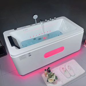 Icegalax Led Verlichting Badkuip 2 Personen Japanse <span class=keywords><strong>Sex</strong></span> Soaking Jet Acryl Badkuipen Whirlpool Massage Badkuipen te koop - Product Image 5