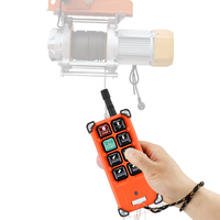 YDBJ F21-E1B 220V Télécommande sans fil RF 6 canaux pour grue, étanche et antichoc, portée 100m