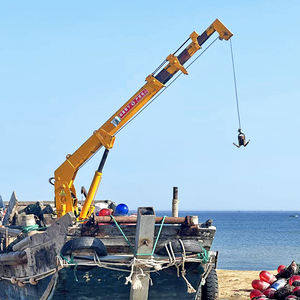 Feste um 360 Grad drehbare Marine krane für Häfen und Docks Einziehbare Krane für Fischerboot decks, Schiffs krane - Product Image 3