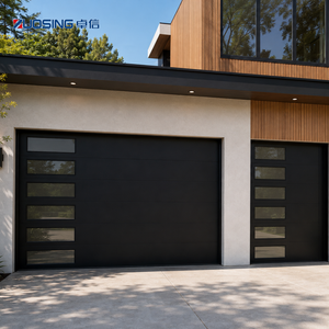 <span class=keywords><strong>Porte</strong></span> <span class=keywords><strong>de</strong></span> <span class=keywords><strong>garage</strong></span> moderne <span class=keywords><strong>isolante</strong></span> et insonorisée pour maison résidentielle, à fermeture latérale, pour travaux <span class=keywords><strong>de</strong></span> construction extérieure - Product Image 1