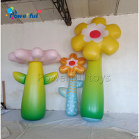 Modèles de fleurs gonflables personnalisées, ballon publicitaire gonflable, fleur géante gonflable pour scène de mariage