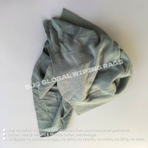Trapos de Limpieza Industriales de Tela 100% Algodón, Trapos de Felpa de Colores, Trapos de Limpieza de Sudaderas, Trapos de Limpieza 100% Algodón - Product Image 4