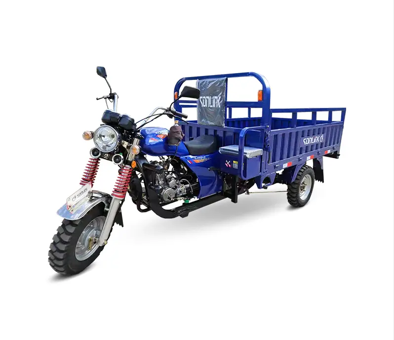 Tricycles Wholesale Price Heavy Load 200cc Wind Cooled Three Wheel Cargo Motorcycle Motor Tricycles