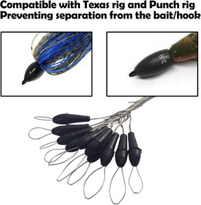 Mollette per tungsteno o verme di piombo/pesi di lancio, fanno rimanere i pesi in posizione saltando, punzonando e lanciando i tuoi rig B10 - Product Image 5