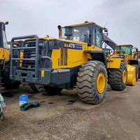 Haute qualité Japonais d'origine utilisé Komatsu WA470-6 chargeuse sur pneus