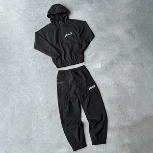 <b>Men</b> Casual 2 Piece <b>Pullover</b> Jogging Suit Lightweight Tracksuit Windbreaker <b>Jackets</b> And Shorts Set Design Custom Windbreaker Set - Product Image 2