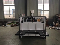 Máquina Semiautomática para Pegado de Cajas de Cartón Corrugado, Sellado Adhesivo de Alta Eficiencia