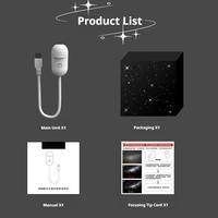 Projecteur d'étoiles miniature pour l'intérieur, lumière ambiante, alimenté par USB, en matériau PE, projecteur d'étoiles, veilleuse pour chambre à coucher