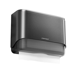 Interhasa! Wall Mounted Tissue Box Dark Silver Gray Waterproof Multipurpose <b>Paper</b> Holder For Bathroom <b>Kitchen</b> - Product Image 1