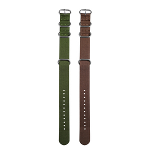 Bracelets de <span class=keywords><strong>montre</strong></span> sport en nylon tressé rayé réglables 18mm 20mm 22mm avec boucle ardillon, multicolores, vente en gros en vrac, bracelets de <span class=keywords><strong>montre</strong></span> en toile - Product Image 3