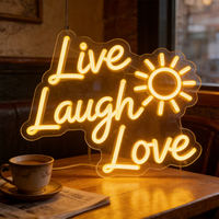 Letrero de Neón Personalizado para Interiores con Logotipo LED, Obra de Arte Comercial en Acrílico para Decoración de Oficinas, Tiendas y Comercios