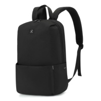 Sac à dos pour ordinateur portable imperméable et écologique, fermeture éclair, nylon, taille personnalisable, pour étudiants