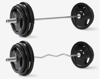 Chine Barbell Fournisseur Gym Fitness Barre d'haltérophilie chromée en acier allié