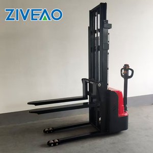 Chariot élévateur à palettes électrique ZIVEAO Walkie, capacité 1,5 tonne, avec mât duplex pour entrepôt - Product Image 4