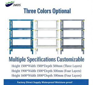 رف تخزين من البلاستيك PVC طراز JMDS-1018/1019/1020 قابل للتخصيص ومقاوم للماء، أرفف بلاستيكية للصالة الرياضية والمدرسة بسعر تنافسي - Product Image 2