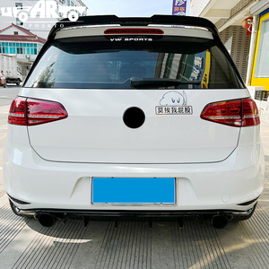Diffuseur de pare-chocs arrière Haosheng MK7, spoiler arrière en plastique aspect fibre de carbone, style <span class=keywords><strong>TCR</strong></span>, pour Volkswagen Golf <span class=keywords><strong>7</strong></span> MK7 - Product Image 4