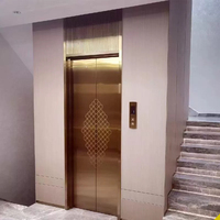 Ascenseur résidentiel électrique pour bungalow, service personnalisé, 2-3 étages, ascenseur intelligent, dispositif de sécurité anti-chute