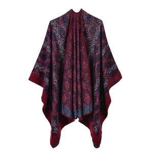 Hot Sell Fashion <strong>Women</strong> New Design Shawl <strong>Cape</strong> Winter Poncho <strong>Coats</strong> Wholesale - Product Image 1
