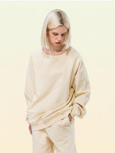 H5588 Fournisseur d'usine Vente en gros Personnalisé Molleton épais 300g Spandex/Polyester Dessin animé Doublure polaire Printemps Coupe ample Unisexe Col rond - Product Image 4